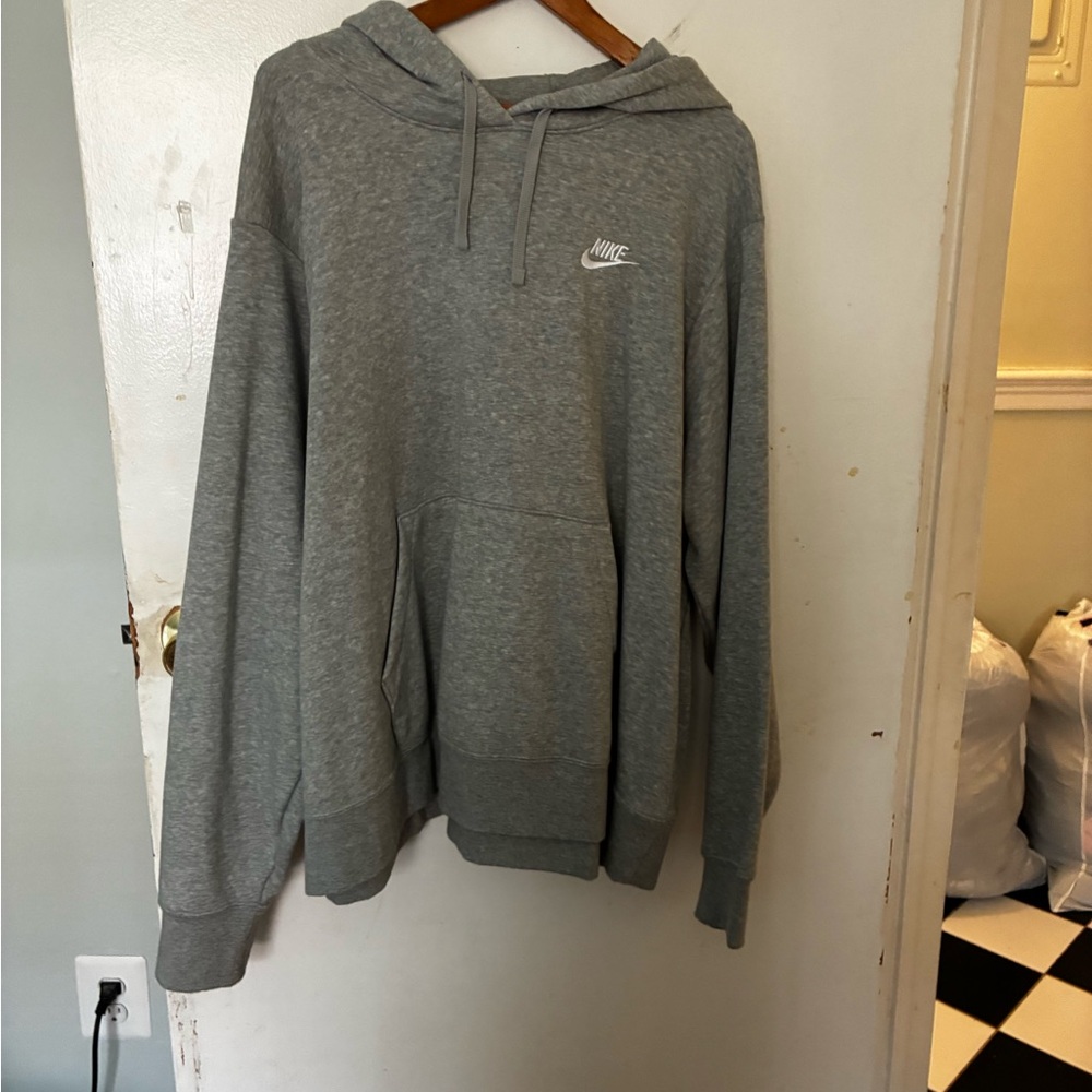Nike Gray Sweatshirt Classic Pullover Hoodie